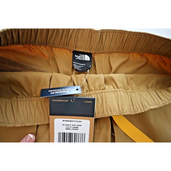 The North Face Men's Sz Small Utility Brown Class V Ripstop Hiking Shorts - Picture 4 of 11